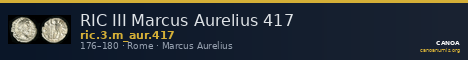 RIC III Marcus Aurelius 417 — CANOA