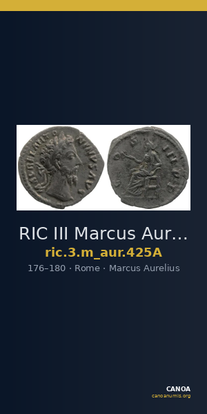 RIC III Marcus Aurelius 425A — CANOA