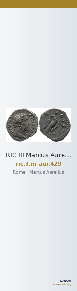 RIC III Marcus Aurelius 429 — CANOA