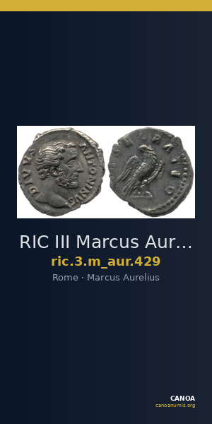 RIC III Marcus Aurelius 429 — CANOA