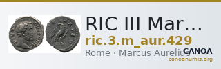 RIC III Marcus Aurelius 429 — CANOA