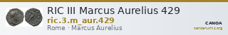 RIC III Marcus Aurelius 429 — CANOA