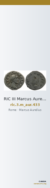 RIC III Marcus Aurelius 433 — CANOA