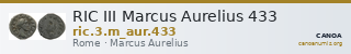 RIC III Marcus Aurelius 433 — CANOA