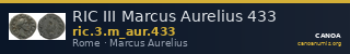 RIC III Marcus Aurelius 433 — CANOA