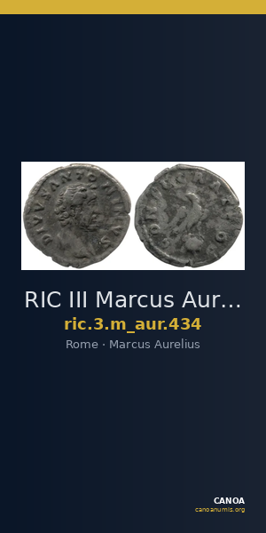 RIC III Marcus Aurelius 434 — CANOA