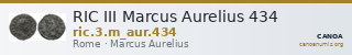 RIC III Marcus Aurelius 434 — CANOA