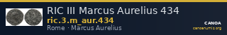 RIC III Marcus Aurelius 434 — CANOA