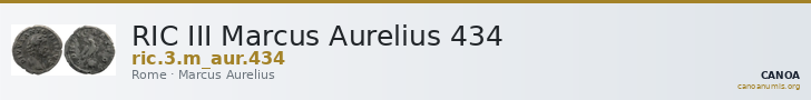 RIC III Marcus Aurelius 434 — CANOA