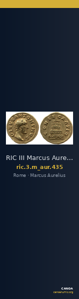 RIC III Marcus Aurelius 435 — CANOA