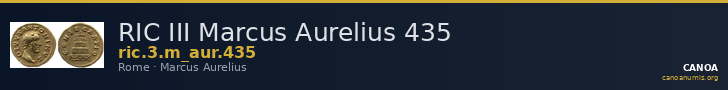 RIC III Marcus Aurelius 435 — CANOA