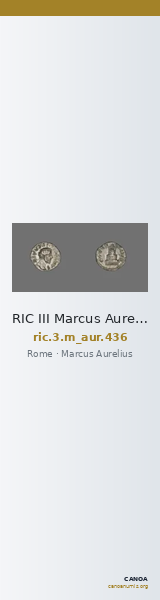 RIC III Marcus Aurelius 436 — CANOA