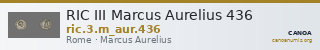 RIC III Marcus Aurelius 436 — CANOA