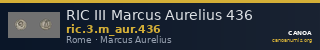 RIC III Marcus Aurelius 436 — CANOA