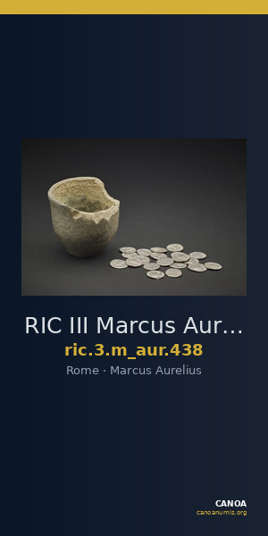 RIC III Marcus Aurelius 438 — CANOA