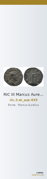 RIC III Marcus Aurelius 439 — CANOA