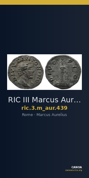 RIC III Marcus Aurelius 439 — CANOA