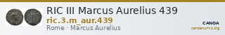 RIC III Marcus Aurelius 439 — CANOA