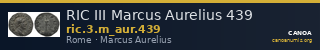 RIC III Marcus Aurelius 439 — CANOA