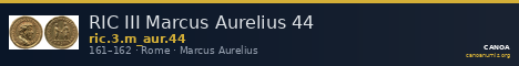 RIC III Marcus Aurelius 44 — CANOA