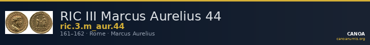 RIC III Marcus Aurelius 44 — CANOA