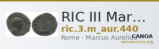 RIC III Marcus Aurelius 440 — CANOA