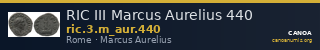 RIC III Marcus Aurelius 440 — CANOA