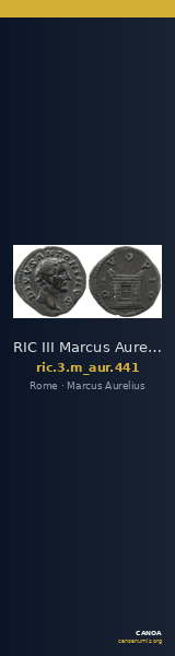 RIC III Marcus Aurelius 441 — CANOA
