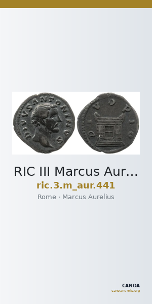 RIC III Marcus Aurelius 441 — CANOA