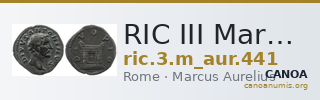 RIC III Marcus Aurelius 441 — CANOA