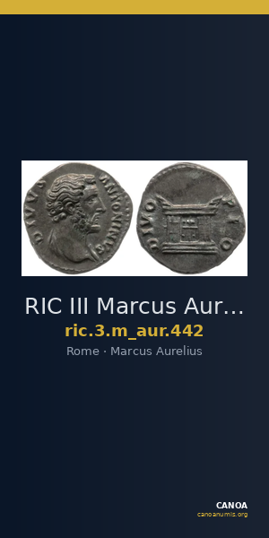 RIC III Marcus Aurelius 442 — CANOA