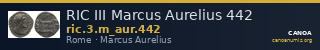RIC III Marcus Aurelius 442 — CANOA
