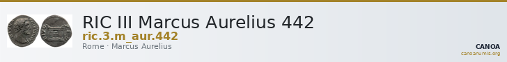 RIC III Marcus Aurelius 442 — CANOA