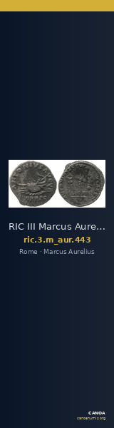 RIC III Marcus Aurelius 443 — CANOA