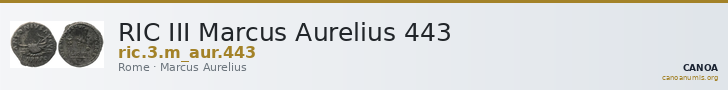 RIC III Marcus Aurelius 443 — CANOA