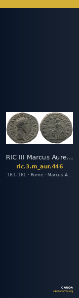 RIC III Marcus Aurelius 446 — CANOA