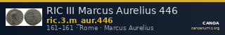 RIC III Marcus Aurelius 446 — CANOA