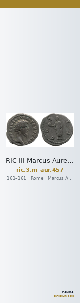 RIC III Marcus Aurelius 457 — CANOA