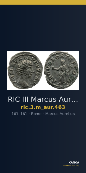 RIC III Marcus Aurelius 463 — CANOA