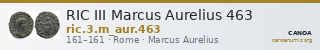 RIC III Marcus Aurelius 463 — CANOA