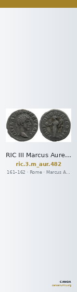 RIC III Marcus Aurelius 482 — CANOA