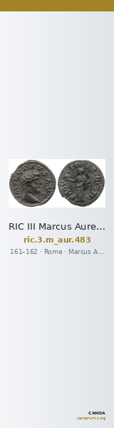 RIC III Marcus Aurelius 483 — CANOA