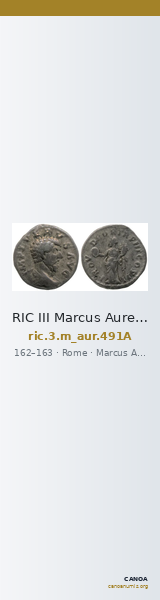 RIC III Marcus Aurelius 491A — CANOA
