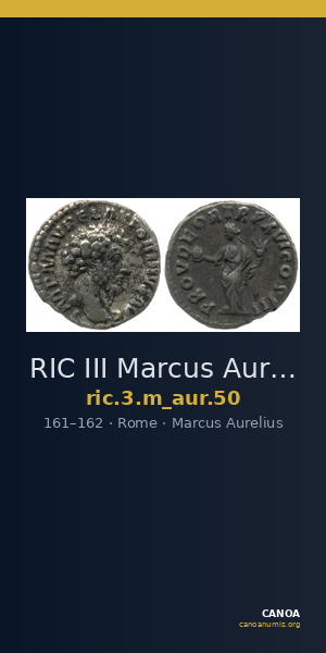 RIC III Marcus Aurelius 50 — CANOA