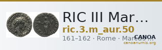 RIC III Marcus Aurelius 50 — CANOA