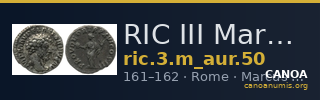 RIC III Marcus Aurelius 50 — CANOA