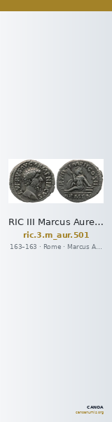 RIC III Marcus Aurelius 501 — CANOA