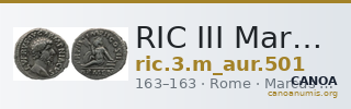 RIC III Marcus Aurelius 501 — CANOA