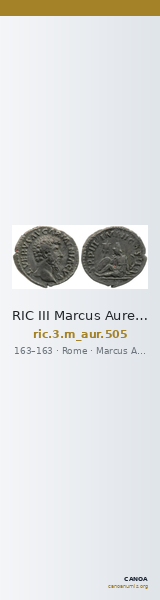 RIC III Marcus Aurelius 505 — CANOA