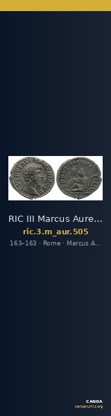 RIC III Marcus Aurelius 505 — CANOA